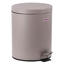 Ведро-контейнер для мусора (урна) с педалью LAIMA Classic, 12 л, серое, матовое, металл, со съемным внутренним ведром в Новокузнецке Ведро-контейнер для мусора (урна) с педалью LAIMA Classic, 12 л, серое, матовое, металл, со съемным внутренним ведром в Новокузнецке