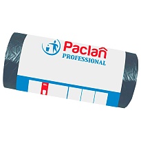 Мешки для мусора 60 л, черные, в рулоне 50 шт., ПНД, 6,2 мкм, 800х600 мм, PACLAN Professional, 604078 в Новокузнецке