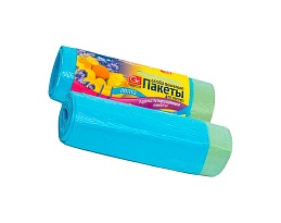 Мешки для мусора 35 л, ароматизированные, Морской Бриз, голубые, в рулоне 10 шт., ПНД, 12 мкм, 560х530 мм, GRIFON Aroma, 101-080 M в Новокузнецке