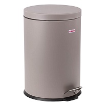 Ведро-контейнер для мусора (урна) с педалью LAIMA Classic, 20 л, серое, матовое, металл, со съемным внутренним ведром в Новокузнецке Ведро-контейнер для мусора (урна) с педалью LAIMA Classic, 20 л, серое, матовое, металл, со съемным внутренним ведром в Новокузнецке