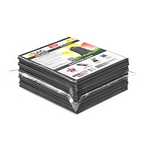 Мешки для мусора 160 л, серые, в пачке 10 шт., ПВД, 40 мкм, 900х1100 мм, i-Bag в Новокузнецке