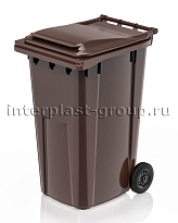 Контейнер для мусора 240 л коричневый облегченный 240 зеленый в Новокузнецке Контейнер для мусора 240 л коричневый облегченный 240 зеленый в Новокузнецке