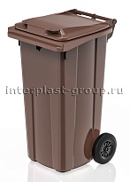 Мусорный контейнер 120 л коричневый 120 коричневый в Новокузнецке