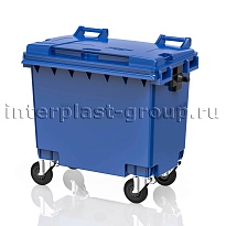 Контейнер для мусора 660 л голубой 660 голубой в Новокузнецке Контейнер для мусора 660 л голубой 660 голубой в Новокузнецке