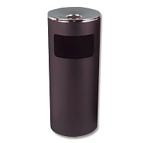 Урна металлическая с пепельницей, Титан, 29 л, черная, оцинкованная сталь в Новокузнецке