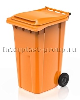 Контейнер для мусора 240 л оранжевый облегченный 240 оранжевый в Новокузнецке