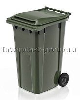 Контейнер для мусора 240 л зеленый облегченный 240 зеленый в Новокузнецке